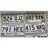 Image 2 : Collection of Vintage Manitoba License Plates, 1957 to 1990s, and More