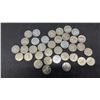 Image 10 : Canadian Nickels George VI, Elizabeth II Tombac & Whitman Coin Album No. 9089 with Loose Coins and