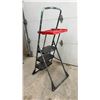 Image 2 : Top Step Three-Step Folding Utility Ladder with Tool Tray and Handle