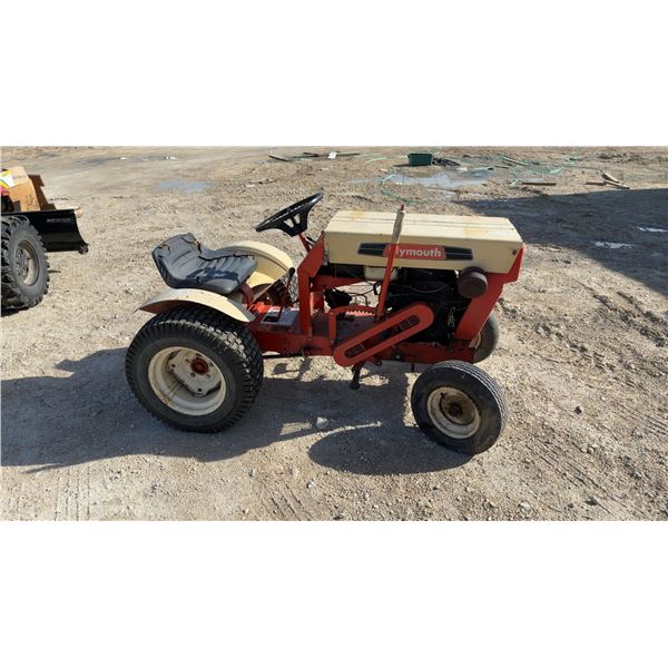 1970s Plymouth Garden Tractor Made By Gilson