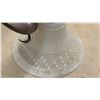 Image 5 : Pair of Vintage-Style Lights with Etched Frosted Glass Bell Shades