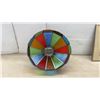 Image 3 : Multicolored Stained Glass Lampshade, 10" H X 15" Diameter