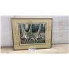 Image 1 : J. Bridgett Signed 1988 Limited Edition Coyote Print, 989/2950, 16 x 20"