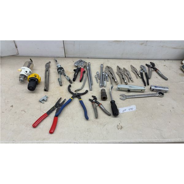 Mastercraft Locking Pliers Set, Ridgid RoboGrip Pliers, Extensions, and More