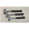 Image 2 : Mac Tools Antivibe Ball Peen Hammer Set with Engineer's Hammer, Five Pieces