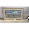 Image 1 : Jacqueline Penney "Sandpipers" Print, Framed, 39 x 24"