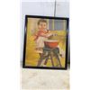 Image 2 : Three Vintage Framed Prints Featuring Children and Babies, 13 x 11"