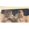 Image 7 : Three Vintage Framed Prints Featuring Children and Babies, 13 x 11"