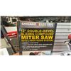 Image 8 : New Chicago Electric 12" Double-Bevel Sliding Compound Miter Saw with Laser Guide System