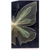Image 2 : Vintage Handmade String Art Butterfly Wall Hanging on Black Velvet Board, 16 x 20"