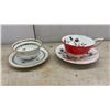 Image 10 : Aynsley, Royal Albert Memory Lane, and Royal Crown Derby Teacup and Saucer Sets