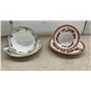 Image 2 : Aynsley, Royal Albert Memory Lane, and Royal Crown Derby Teacup and Saucer Sets