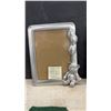 Image 2 : Pair of Seagull Pewter 5 x 7" Photo Frames, Vintage Leather Gloves, Ladies Evening Gloves, Pin