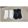Image 4 : Pair of Seagull Pewter 5 x 7" Photo Frames, Vintage Leather Gloves, Ladies Evening Gloves, Pin