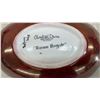 Image 3 : 6 Pieces Antique Carlton Ware Rouge Royale Lustre Bowl, Dishes, and Iridescent Shell Dish