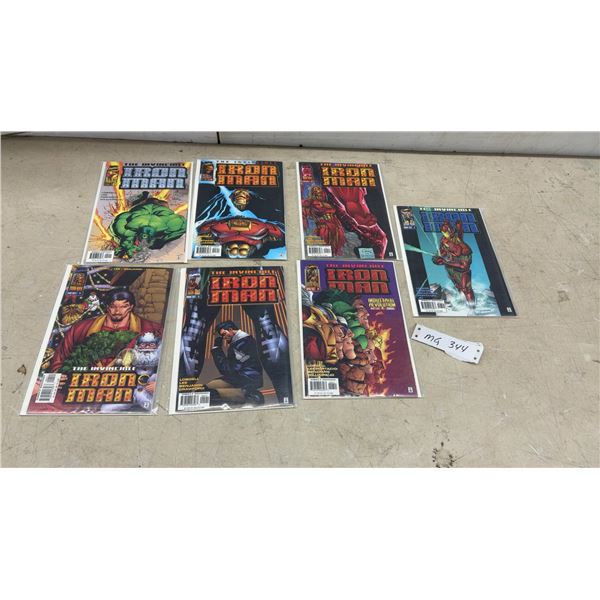 Invincible Iron Man Comic Books Issues #1-7 Heroes Reborn Era 1996-1997