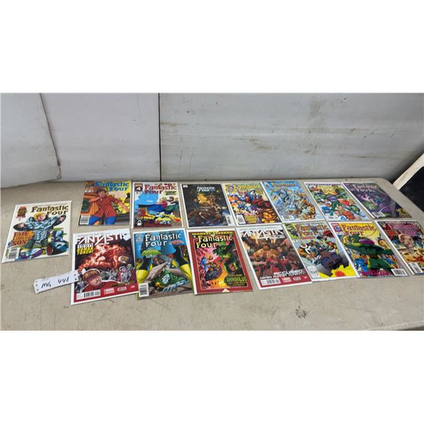 Collection of Marvel Fantastic Four Comic Books, 15 Issues