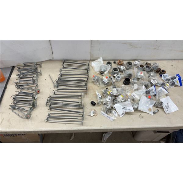 Retail Display Hooks, Galvanized, ABS, Brass Fittings, Couplings, and More