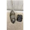 Image 6 : Vintage Auto Parts Lot: Gauge, Distributor Cap, Trouble Light, and Chevy Black Side Mirror NOS