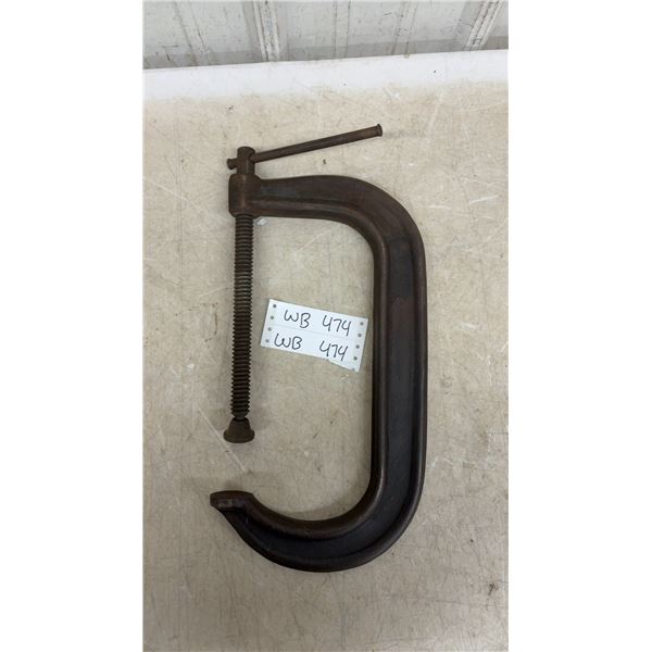 Vintage Jorgensen USA No. 410 Drop Forged 10" C-Clamp