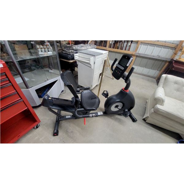 Schwinn 230 Recumbent Exercise Bike with Digital Display Console
