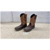 Image 1 : Noble Outfitters Men's Style 65034 Two-Tone Brown Western Work Boots, Size 11