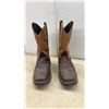 Image 4 : Noble Outfitters Men's Style 65034 Two-Tone Brown Western Work Boots, Size 11