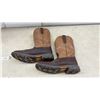 Image 6 : Noble Outfitters Men's Style 65034 Two-Tone Brown Western Work Boots, Size 11