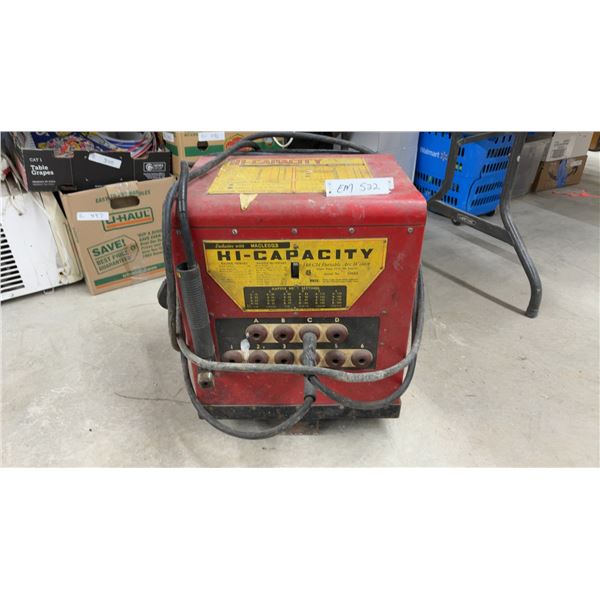 MacLeod's Hi-Capacity 180 CH Portable Arc Welder, 230V, 15-180 Amp Output