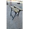 Image 3 : Folding Portable Work Bench with Adjustable Wooden Vise and Dog Holes