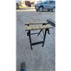 Image 4 : Folding Portable Work Bench with Adjustable Wooden Vise and Dog Holes