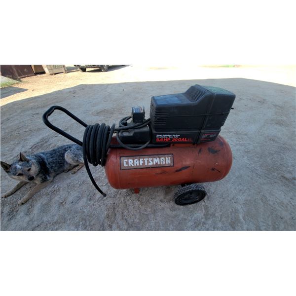 Craftsman 5.5 Horsepower 30-Gallon Single Cylinder Oil-Free Portable Air Compressor