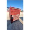 Image 2 : Deni-Rab Red Industrial Mobile Parts Organizer Cabinet with 45 Perforated Metal Drawers 50 x 70 x
