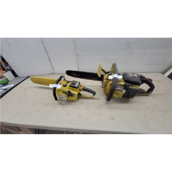 2xJohn Deere Chainsaws, 30 and a Bigger One