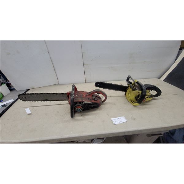 Homelite 150 and McCulloch Power Skil 310 Gas-Powered Chainsaws