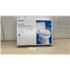 Image 1 : New: 18" Towel Bar & Brondell Swash CL99 Non-Electric Bidet Toilet Seat, Elongated, Dual Nozzles