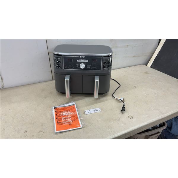 Ninja Foodi XL 2-Basket Air Fryer with DualZone Technology and Quick Start Guide, Used Only Once
