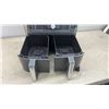 Image 2 : Ninja Foodi XL 2-Basket Air Fryer with DualZone Technology and Quick Start Guide, Used Only Once