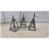 Image 4 : Set of Three Aluminum Trailer Stabilizer Jack Stands and Lawn-Boy Hi-Lift 21" Blade
