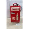 Image 1 : Koolatron CCR-12 Coca-Cola Retro Thermoelectric Mini Fridge with AC/DC Power. No 12V Adapter