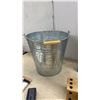Image 11 : Handmade Wooden "Time Out" Child's Bench, Yardzee Dice Game, Galvanized Bucket, and More