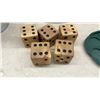 Image 9 : Handmade Wooden "Time Out" Child's Bench, Yardzee Dice Game, Galvanized Bucket, and More