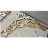 Image 4 : Set of Four Cast Iron Decorative Shelf Brackets with Grapevine and Scroll Design, 19 x 19"