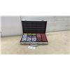 Image 1 : Jackpot Games 1000-Piece Casino-Style Poker Chip Set in Aluminum Carrying Case