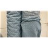 Image 3 : 5 Upholstery Fabric Rolls, Blue Tones, Diamond and Dot Patterns, and More