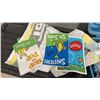 Image 6 : Three Totes with Assorted Fabric, Fleece, Different Colours, Sizes & Quilting Material