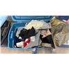 Image 8 : Three Totes with Assorted Fabric, Fleece, Different Colours, Sizes & Quilting Material