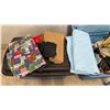 Image 9 : Three Totes with Assorted Fabric, Fleece, Different Colours, Sizes & Quilting Material