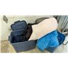 Image 8 : Three Totes with Fabric, Baby Blankets, Costumes, Wings, Assorted Sizes, Texture and More