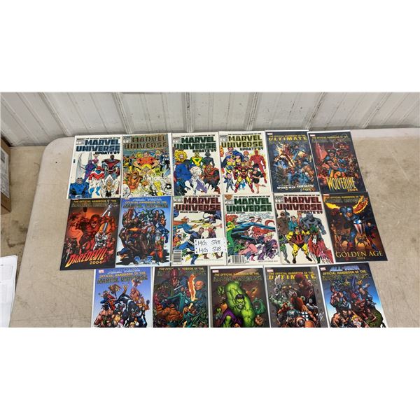 This Collection Consists of Multiple Issues of Marvel Comics' "The Official Handbook of the Marvel